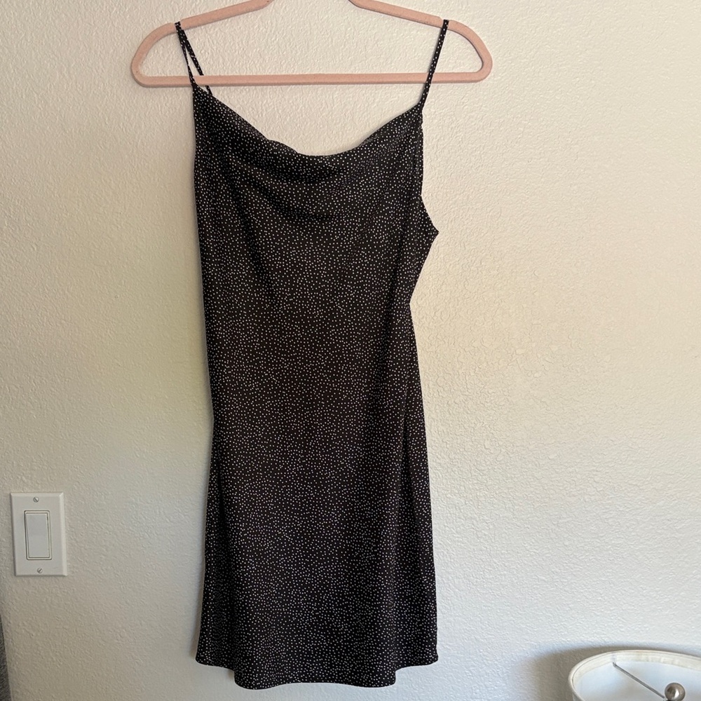 Urban Outfitters Black PolkaDot Mini Dress